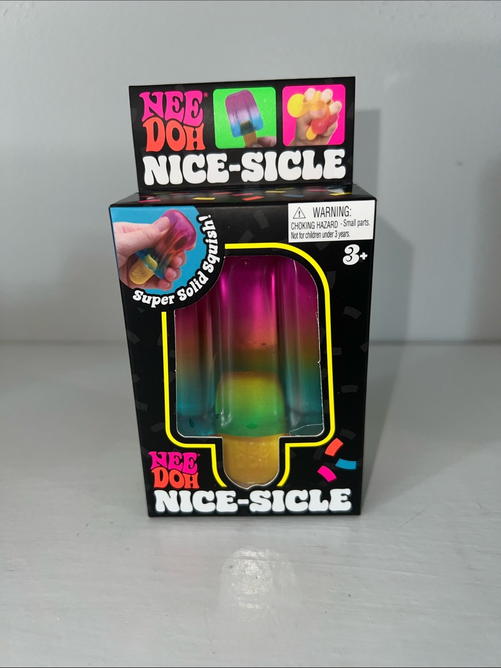 NeeDoh Nice-Sicle Rainbow Popsicle. Authentic